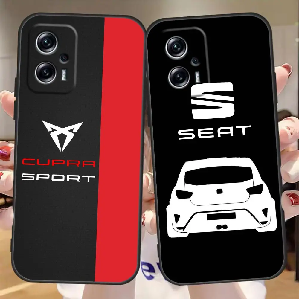 

Fashion The Little Steel S-Seat Cover Case For Redmi Note 11 11S 11E 11T 7 8 12 8T 9 9S 9T 10 10S Pro Plus 4G 5G Carcasa Case