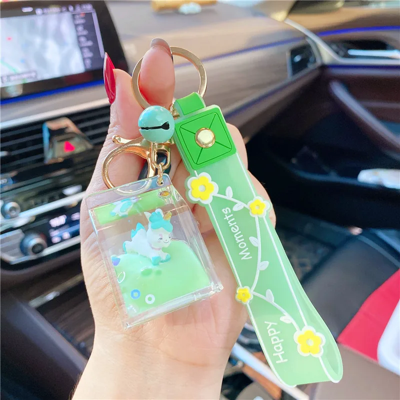 Новый милый брелок с изображением животных плавающий кавайный для ключей от