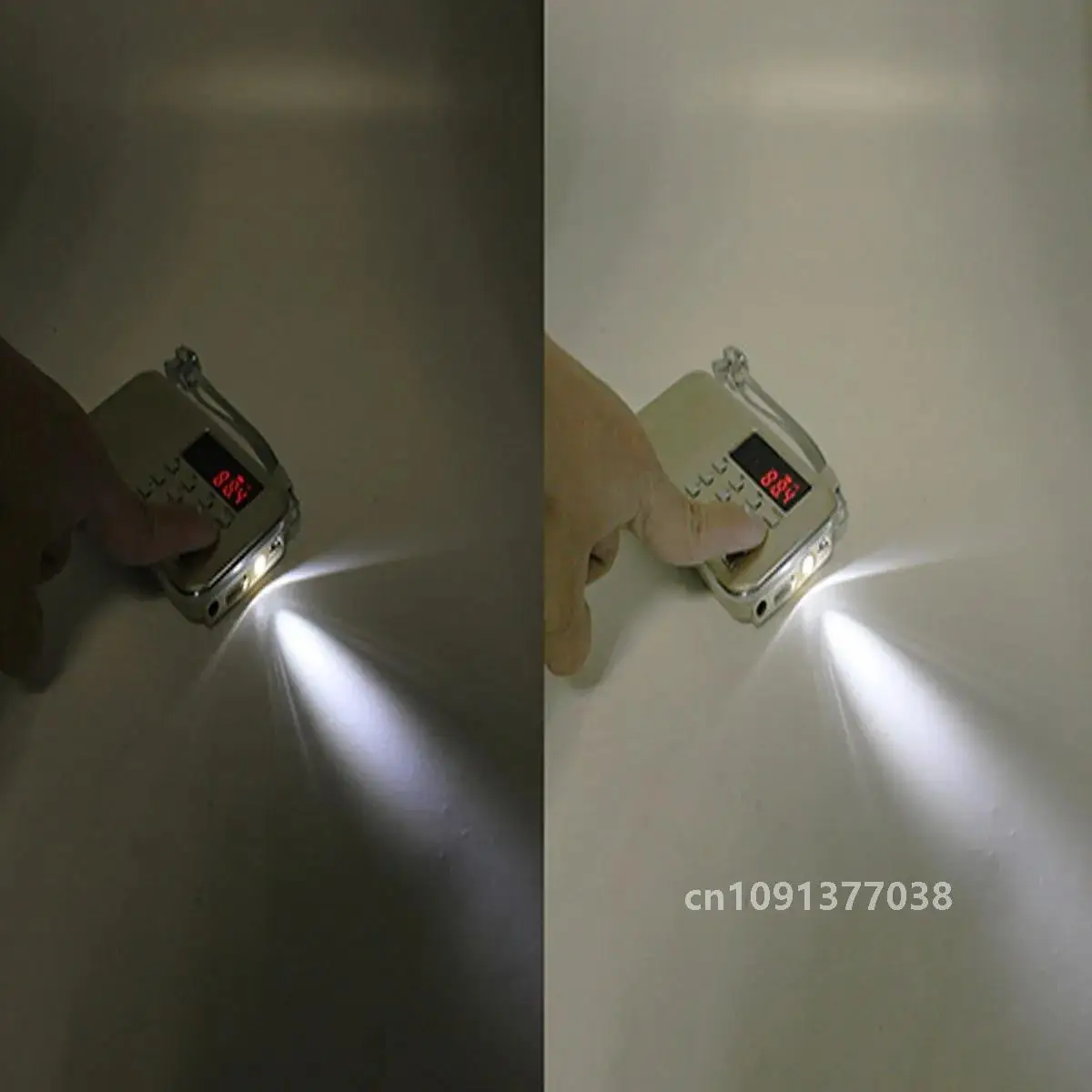 EONKO Super Bass HIFI FM-радиодинамик L-218 с TF USB AUX фонариком перезаряжаемой батареей