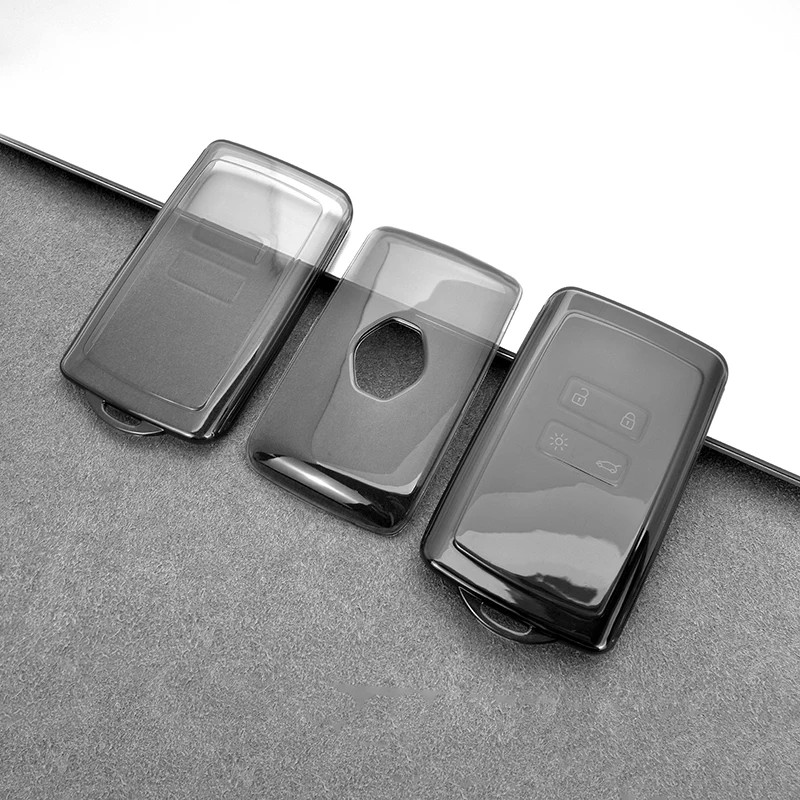 

Чехол для ключа автомобиля из ТПУ для Renault Captur Koleos Kadjar Zoe Arkana Espace Clio Megane Grand Scenic Sandero Dacia Duster Card