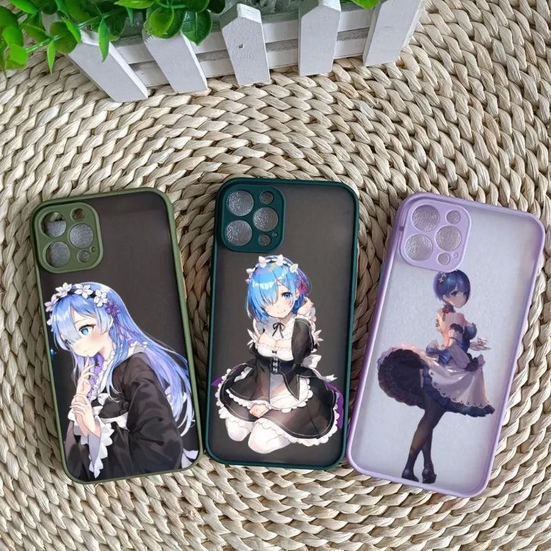 

Чехол для телефона с аниме Re для IPhone 14 13 12 11 Mini Pro Max XS X Max XR 8 7 Plus SE 2022, цветной чехол для телефона