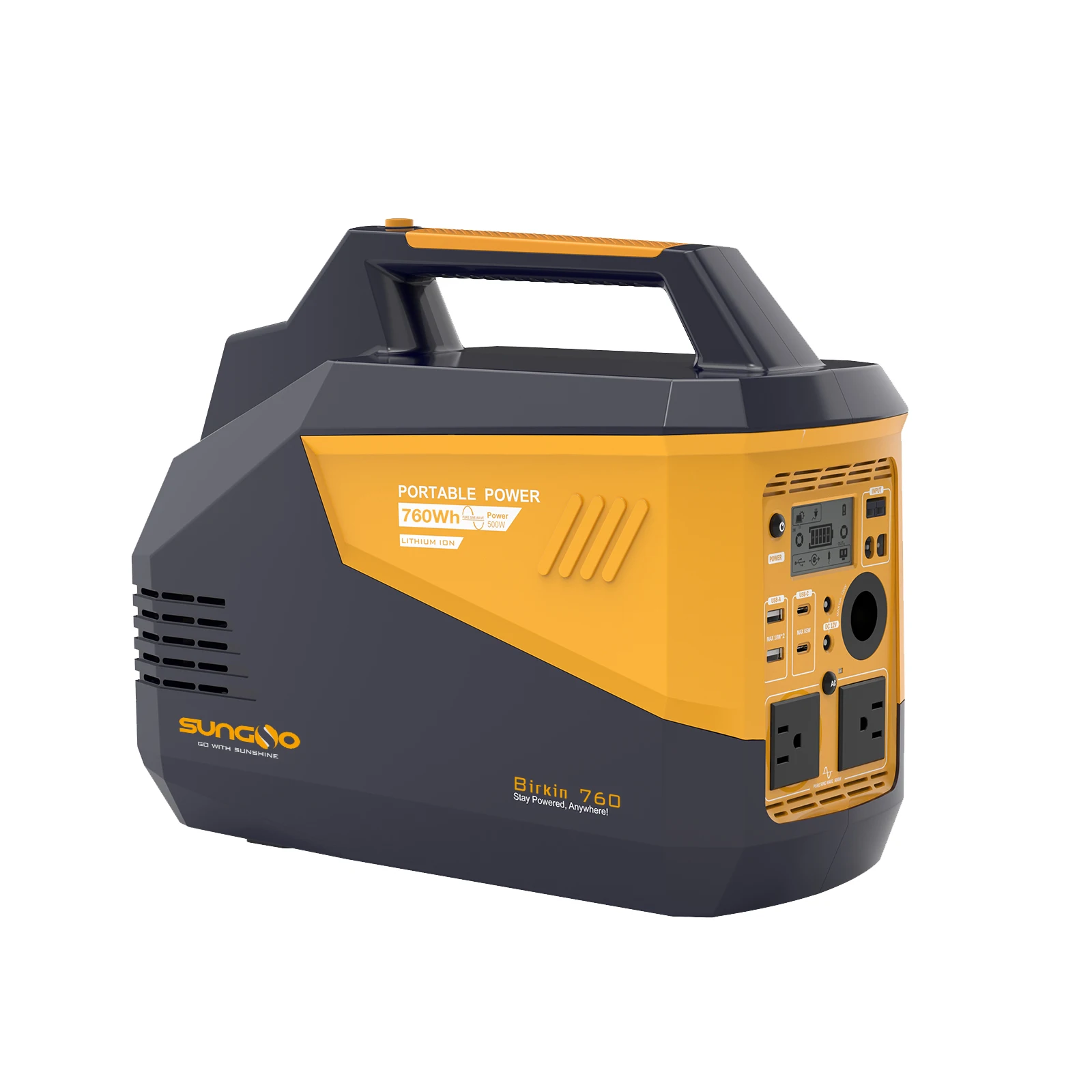 

Портативная электростанция Pd60W QC3.0 760wh для наружного использования