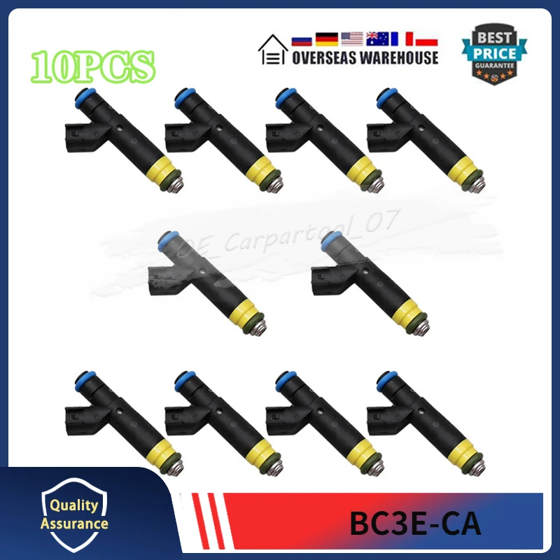 Fits For Ford E-350 E-450 F-250 F-350 F-450 F53 F-550 F59 F650 F650 Fuel Injectors 10Pcs BC3E-CA