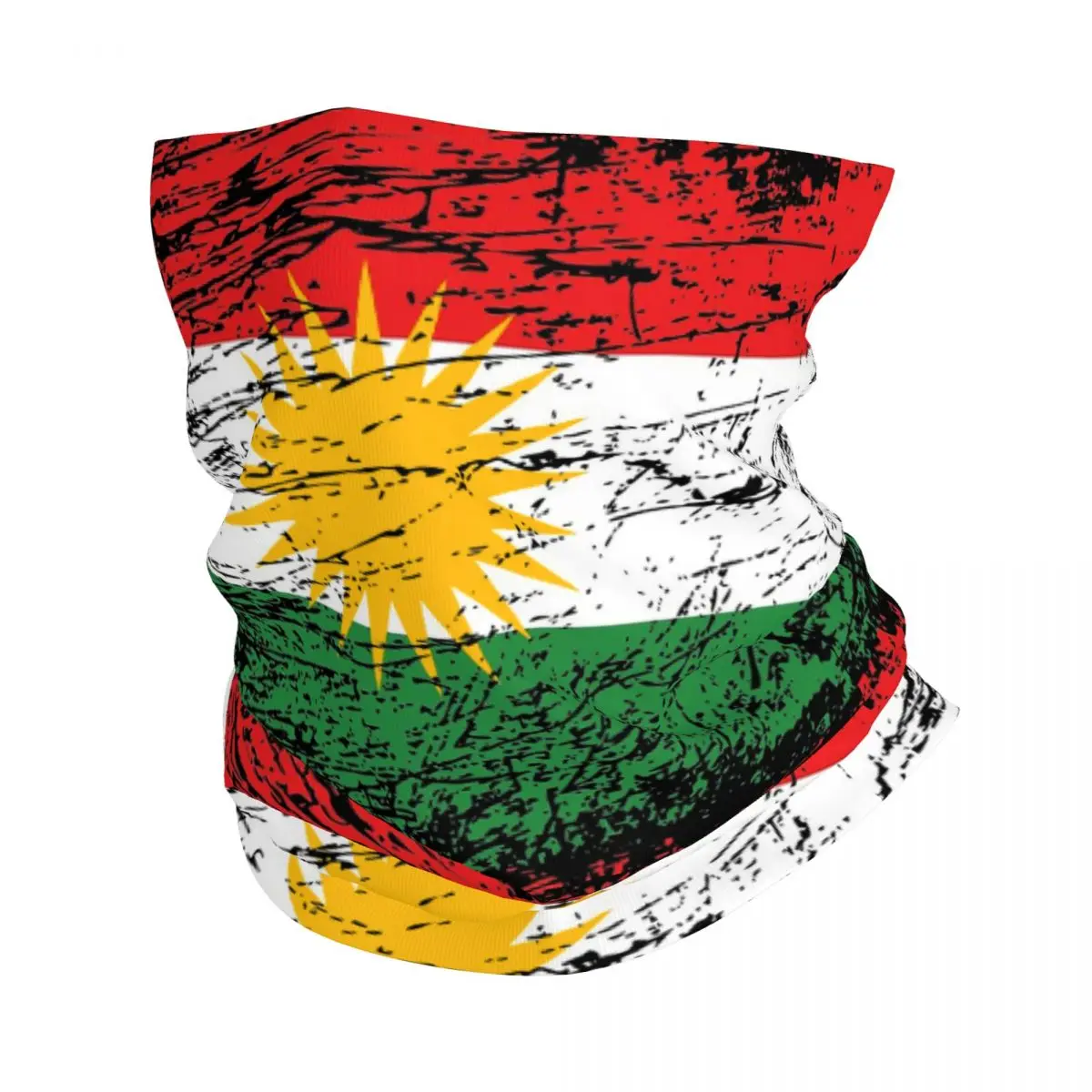 

Бандана Kurdistan с курдским флагом, накидка на шею, шарф с принтом, многофункциональный головной убор для спорта на открытом воздухе, унисекс, д...