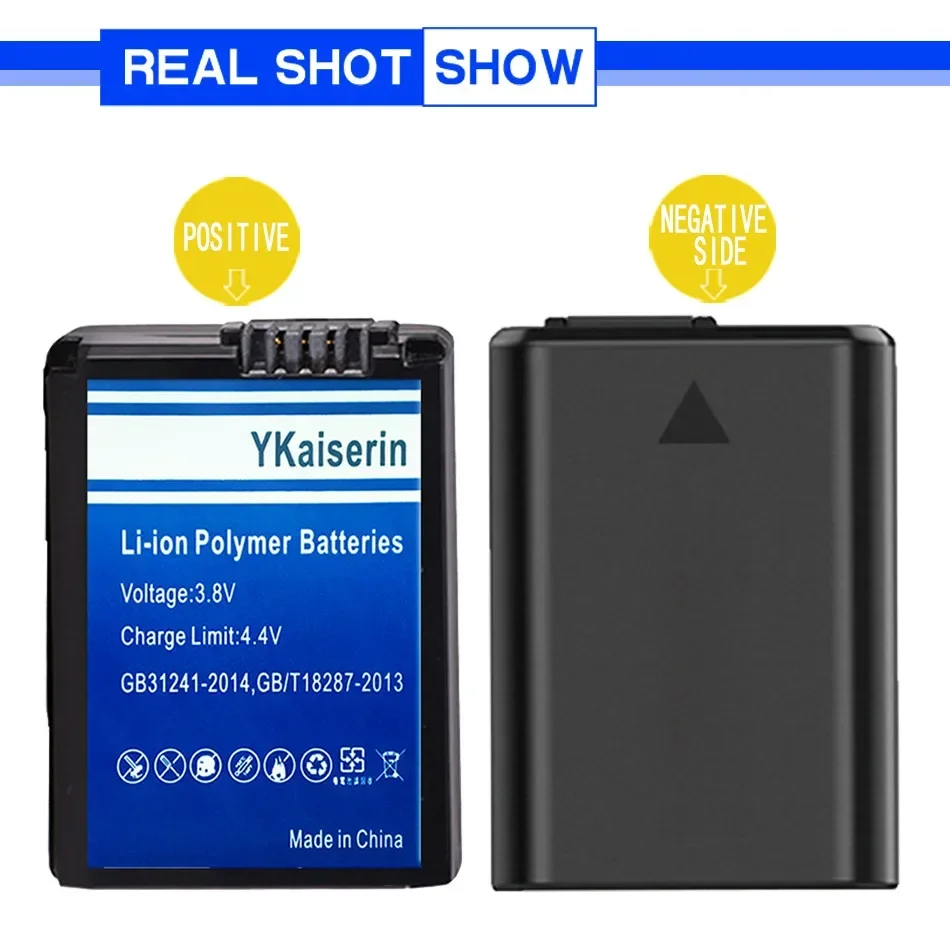 Аккумулятор для цифровой камеры Sony Alpha A6500 A6300 A7R II A7II NEX-3 NEX-5 NP-FW50 2600 мАч