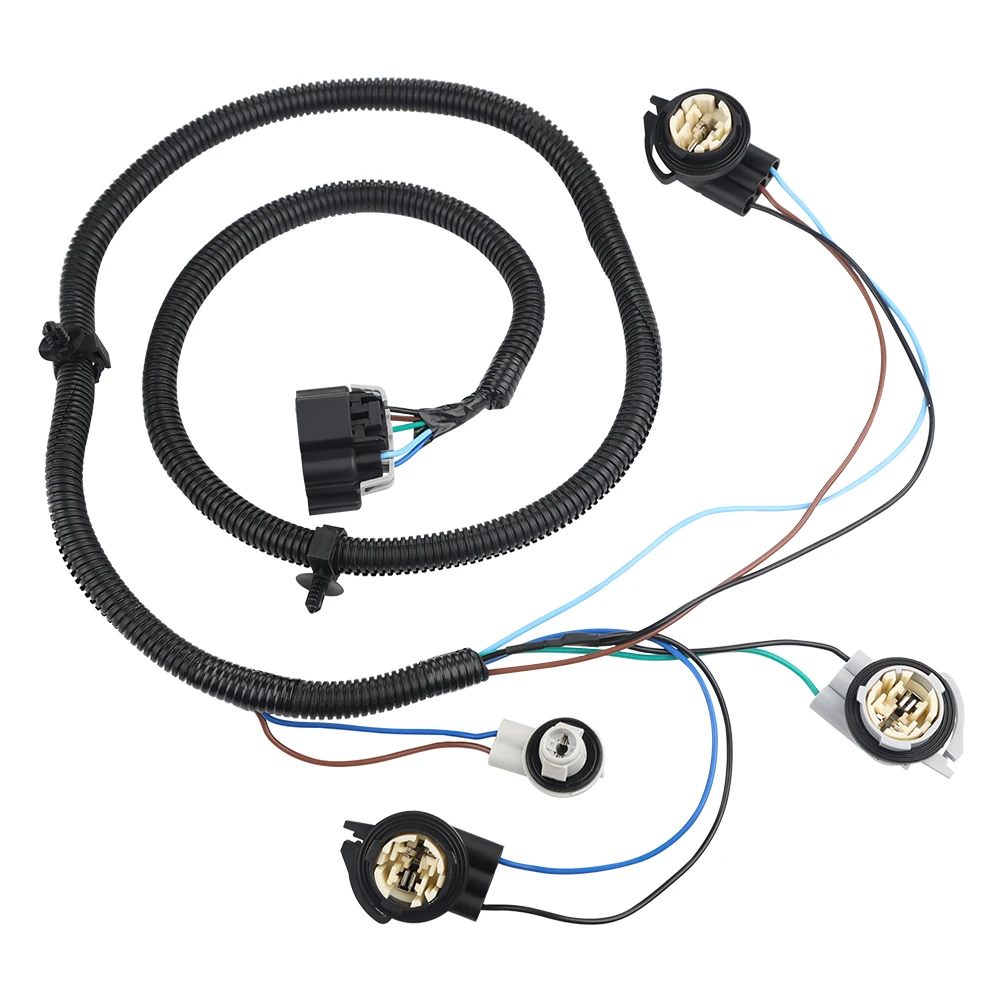 

For Chevy Silverado Tail Lamp Wire Socket Taillight Wiring Harness Kit 16531401 Driver Side Tail Light Wiring Harness Rear Left