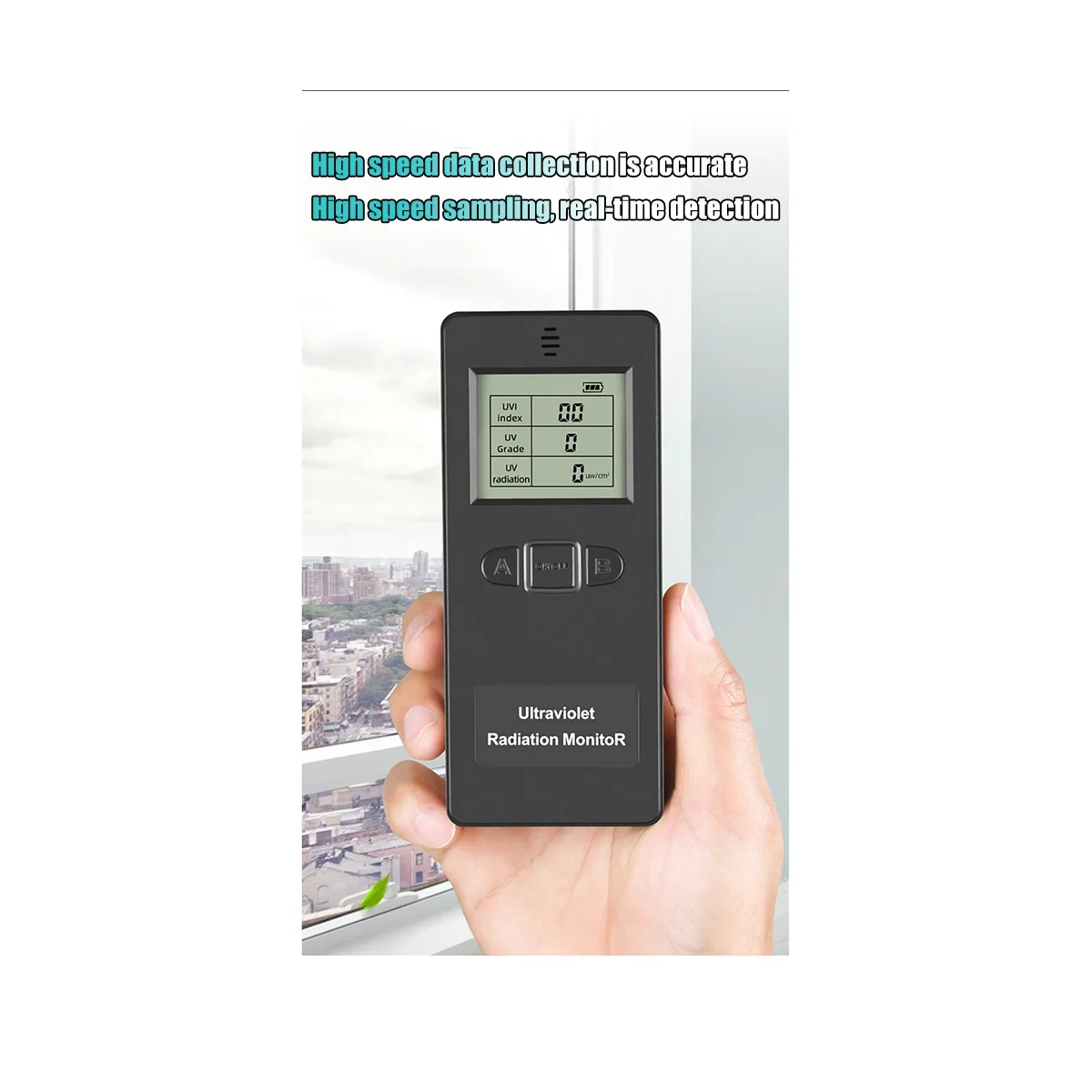 Монитор с ультрафиолетовым излучением цифровой УФ-детектор для дома офиса улицы