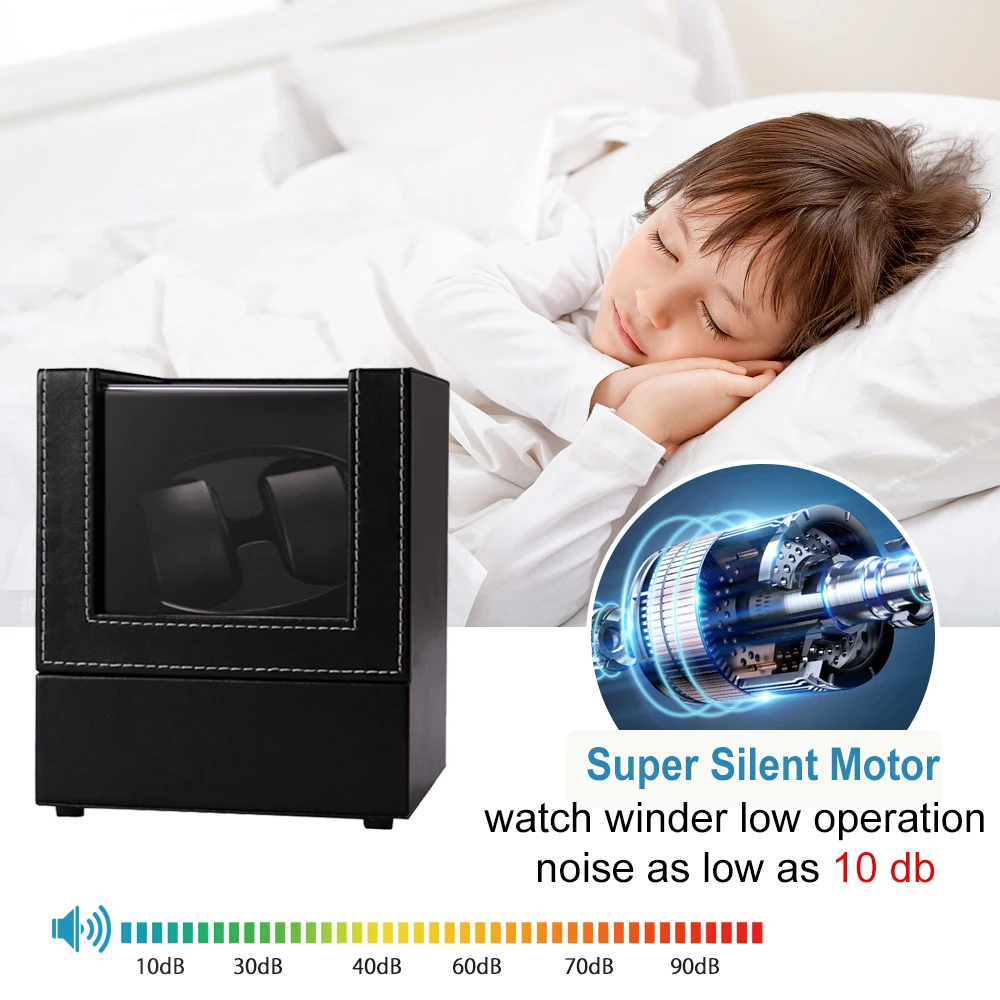 Двойная намотка для автоматических часов автоматическая женских и мужских тихий