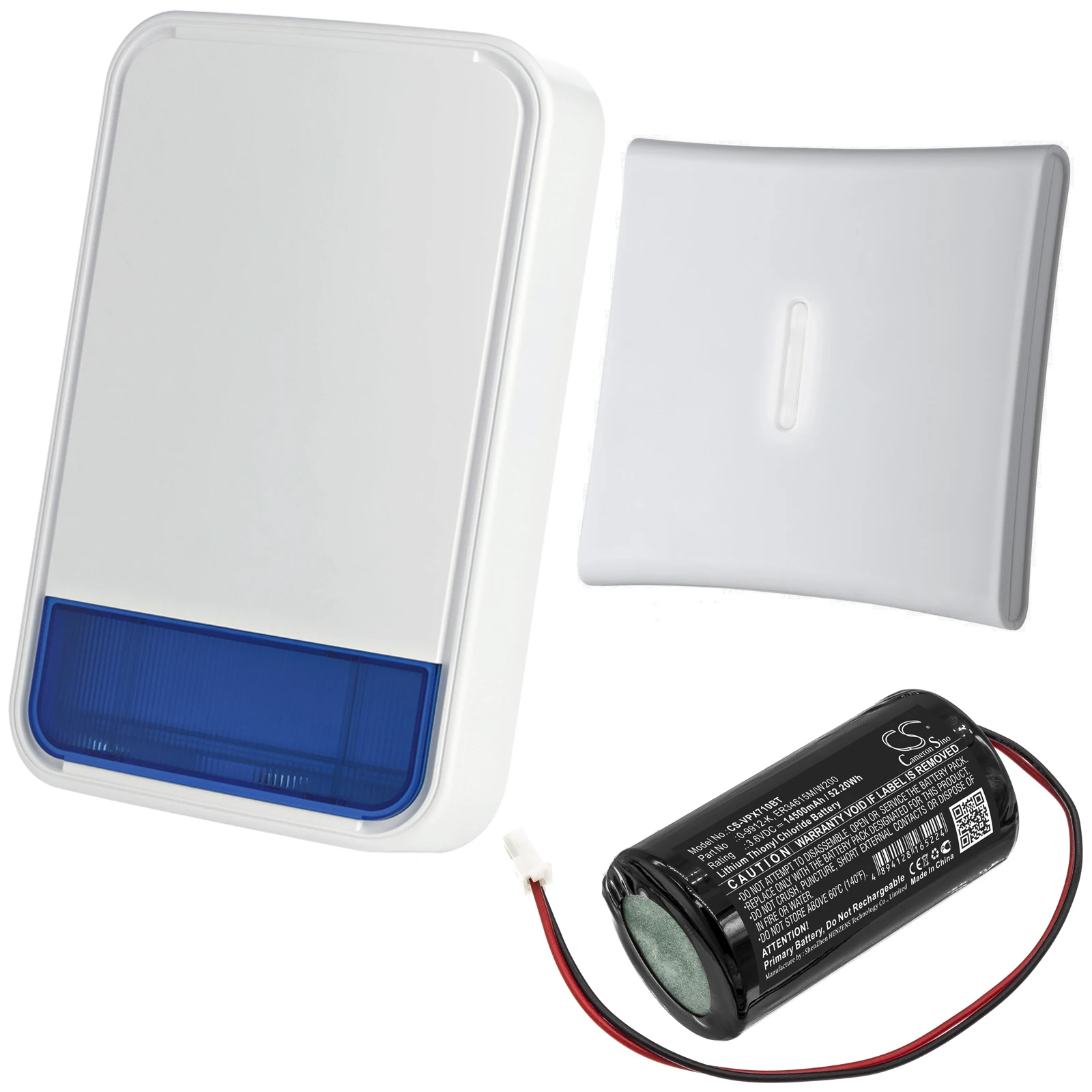 

CS 14500mAh Battery For Visonic 09912K 0-9912-K 88030498 ER34615M ER34615M/W200 ER34615M/W200(A) U-ER34615M/W200
