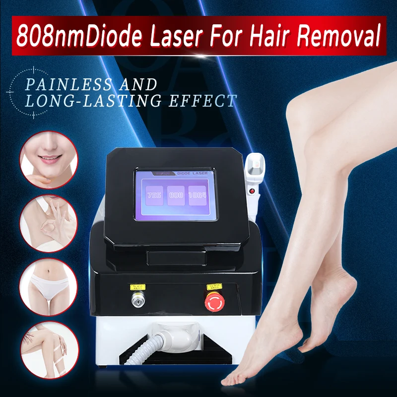 

2022 Best Diode Laser 808Nm Hair Remover Machine IPL Remove Body Skin Rejuvenation Tightening Acne Scars Stretch Marks Mach