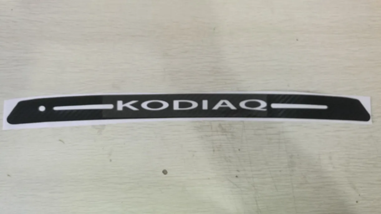 

1 Шт. 3D Виниловая Наклейка Из Углеродного Волокна Для Skoda Kodiaq 2016-2024, Защитный Чехол Для Заднего Стоп-сигнала