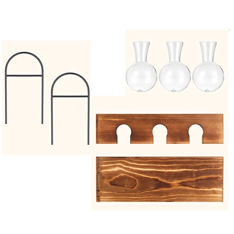 Станция для распространения растений с деревянной подставкой настольные