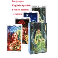 spanish tarot english tarot french tarot german tarot affectional divination fate game deck soulkeeper palying cards