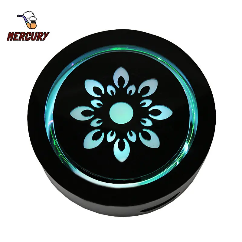 

MERCURY Large Laser Hookah Light Base Colorful Smoke Luminescence Column for Ktv Party Automatic Change Color Shisha Lamp Tray