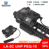 wadsn new uhp peq15 ir laser tactical weapons white flashlight red dot laser sight 20mm rail hunting rifle airsoft la 5c peq