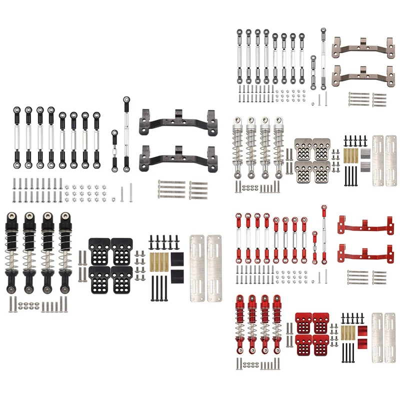 

Metal Link Rod Pull Rods Links Shock Absorber Servo Mounts For MN D90 MN99S 1/12 RC Car Upgrades Parts Accessories