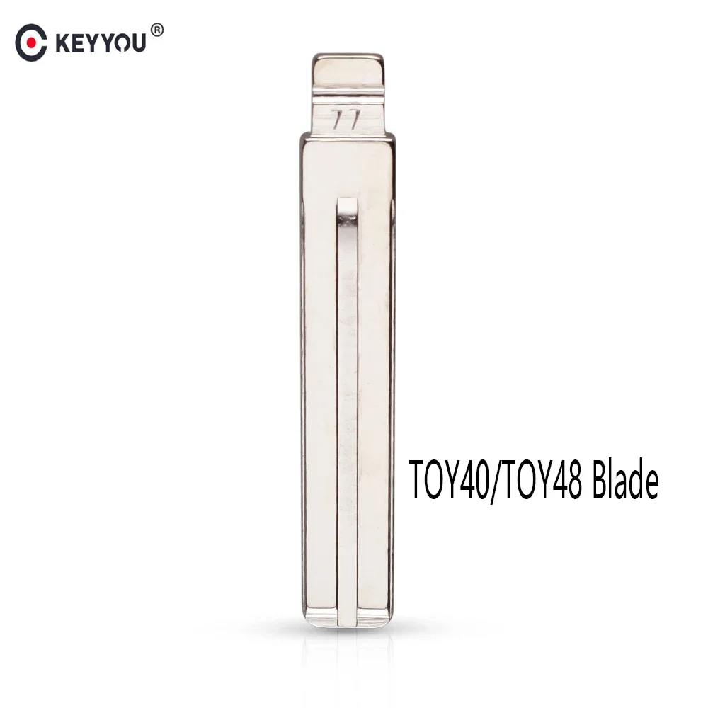 

KEYYOU Uncut Metal NO. 77 масштаб Заготовка ключа замка зажигания автомобиля KD-X2/KD900/VVDI удаленное лезвие TOY48 для Lexus/Toyota/Новый Subaru 77 #