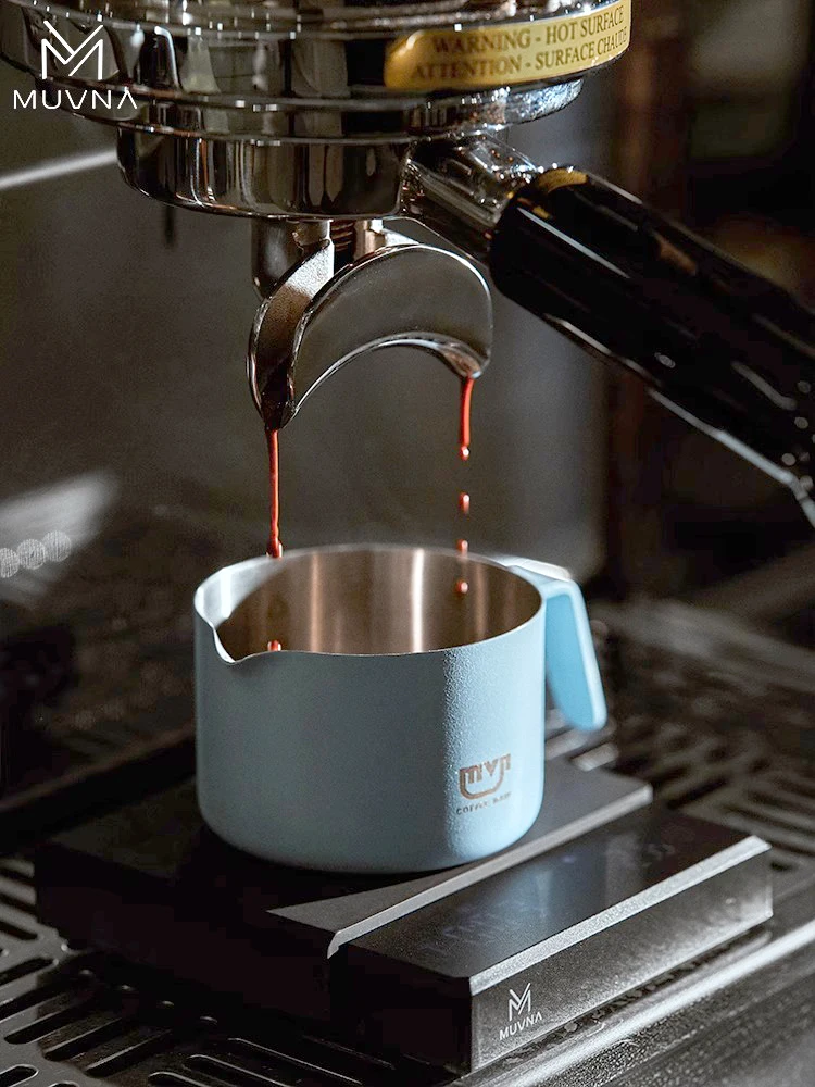 Мерная чашка для кофе эспрессо из нержавеющей стали с ручкой 100 мл