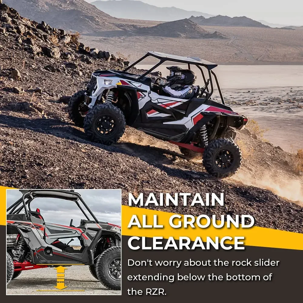 # 2879456 -458 Боковые рок-ползунки UTV Nerf Bars совместимые с Polaris RZR XP 1000/ Turbo/ S900/ S1000/ Trail S 900