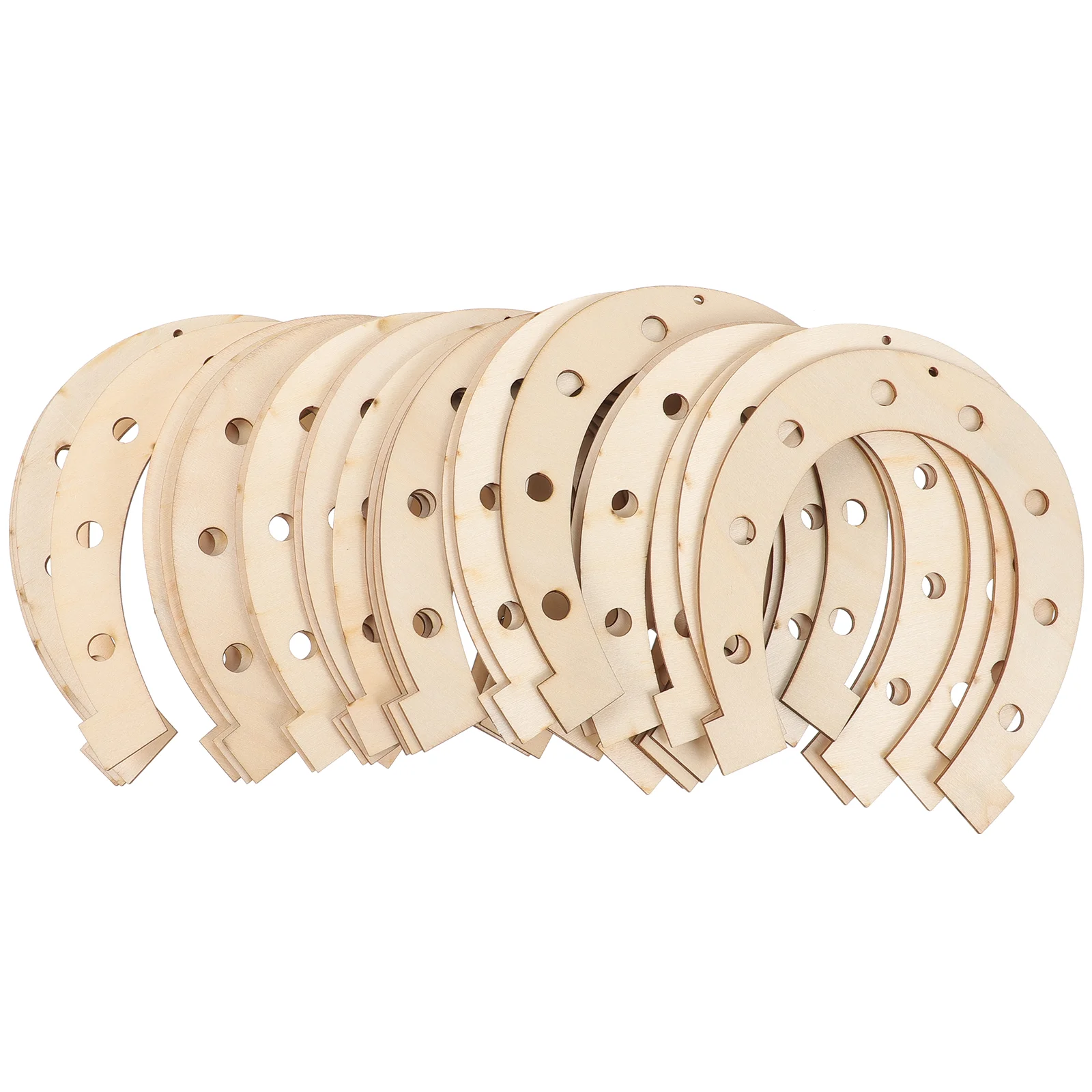 

Horseshoe Chips Shape Wooden Diy Horseshoe Wood Chips Slices Unfinished Cutouts Shapes Crafting