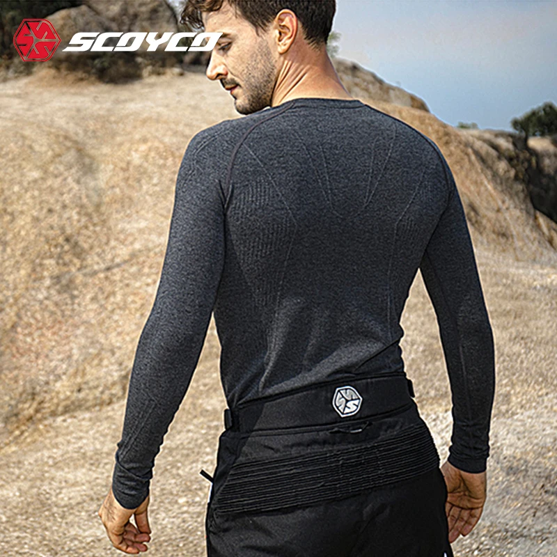 Motorcycle thermal underwear, tights, long-sleeves, long-sleeves, long-sleeved, high-elasticity, autumn and winter suits enlarge