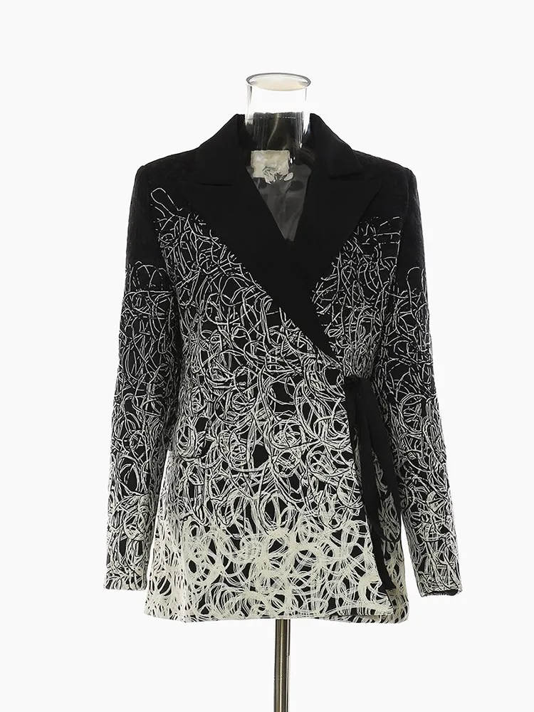 Рисунок 5 - Женский блейзер с отложным воротником