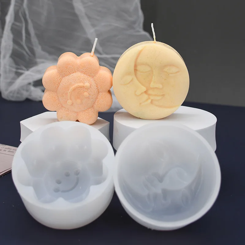 

DIY Handmade Face Soaps Candles Scented Home Decorative Holiday Gifts Soy Wax Making Silicone Mold For Cement And Plaster