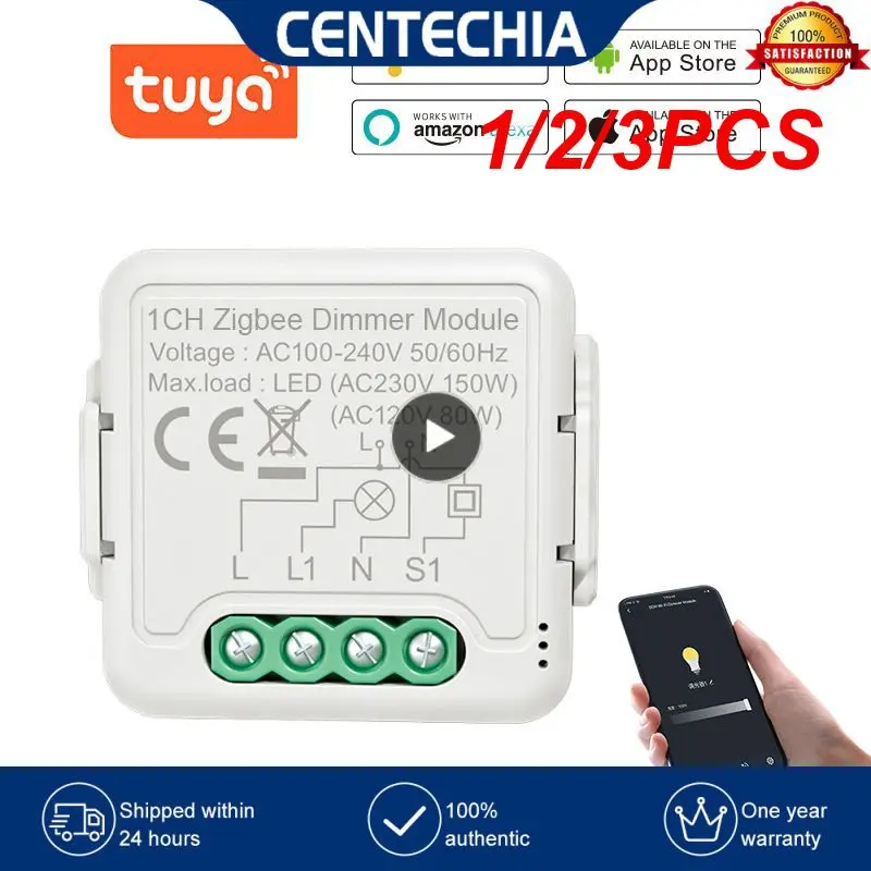 

1/2/3 шт., модуль переключателя с регулировкой яркости Wi-Fi