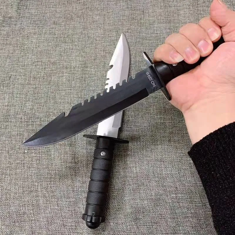 Многофункциональный нож тактический с высокой твердостью лезвия для выживания на поле и самообороны