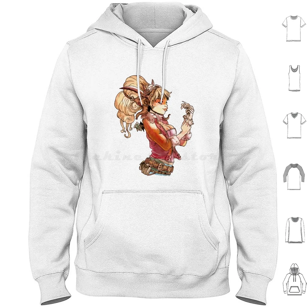 Толстовки с капюшоном Ekho Fan Art длинным рукавом в стиле ретро винтажные