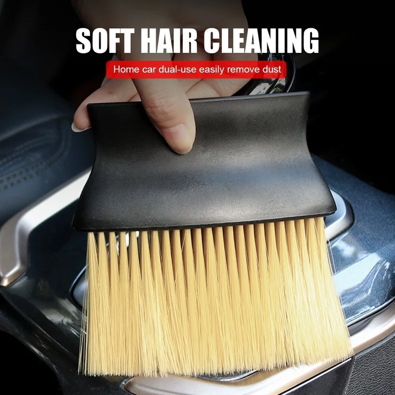 

Щетка для чистки салона автомобиля, мягкая нейлоновая щетка для пыли и подметания приборной панели