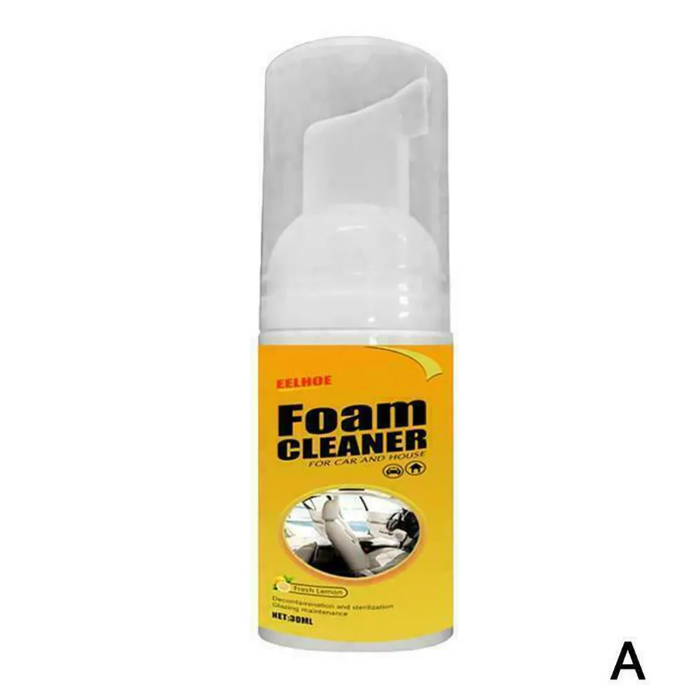 

30ML Multi-Purpose Foam Cleaner Rust Remover Multi-Functional Kitchen Household Car Seat Interior Auto Accessories Home Cleaning