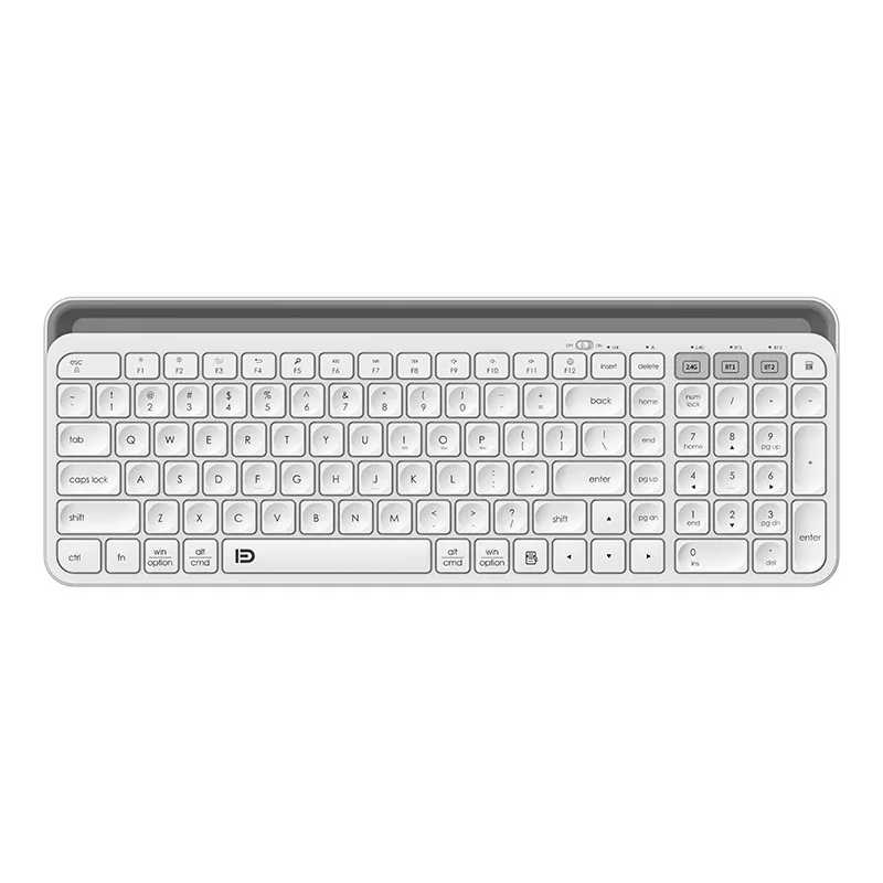 

Fude K912T Dual-Mode Bluetooth Wireless Keyboard with Tablet Card Slot - The Ultimate Solution for Seamless Typing Experience o