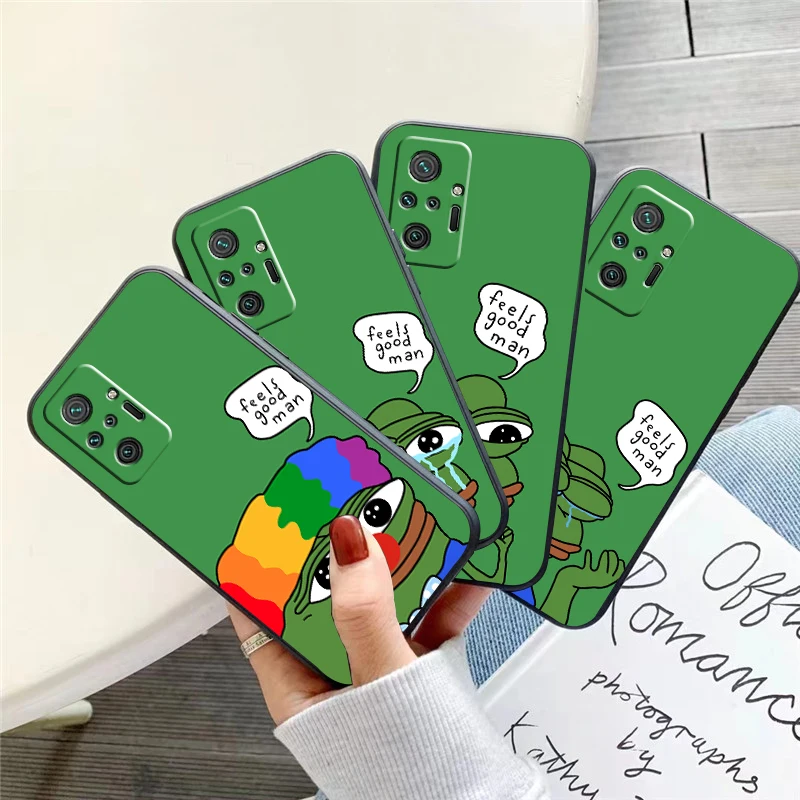 

Cartoon Make Fun Of Frogs Phone Case For Xiaomi Redmi 7 7A 8 8A 9 9i 9AT 9T 9A 9C Note 7 8 2021 8T Pro Silicone Cover Funda