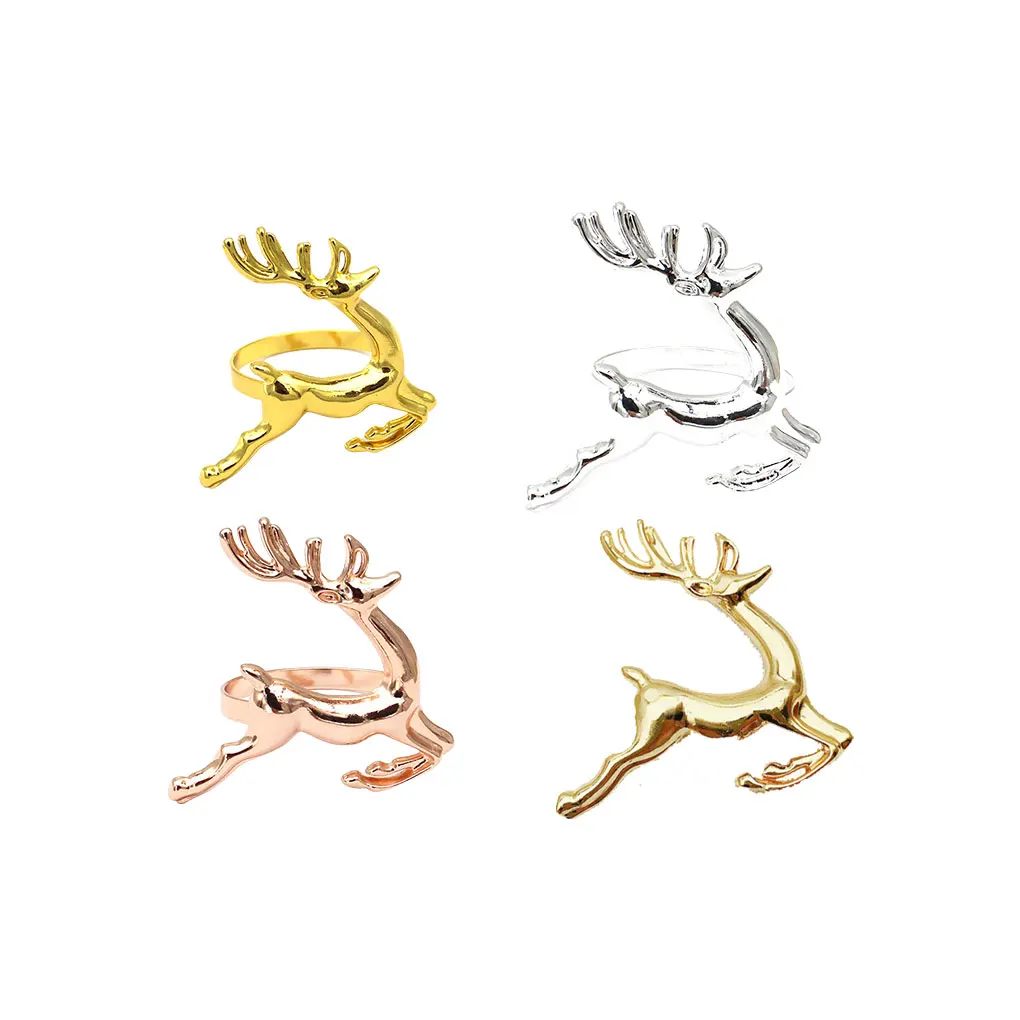 

Бумажные салфетки с кольцами и оленем для повседневного использования