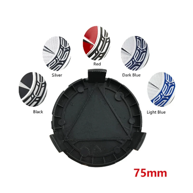 

4pcs 75mm Car Wheel Center Cover for Mercedes Benz GLE GLK SLK CLA CLK W203 W204 W205 W209 W210 W211 W212 Hub Caps Accessories