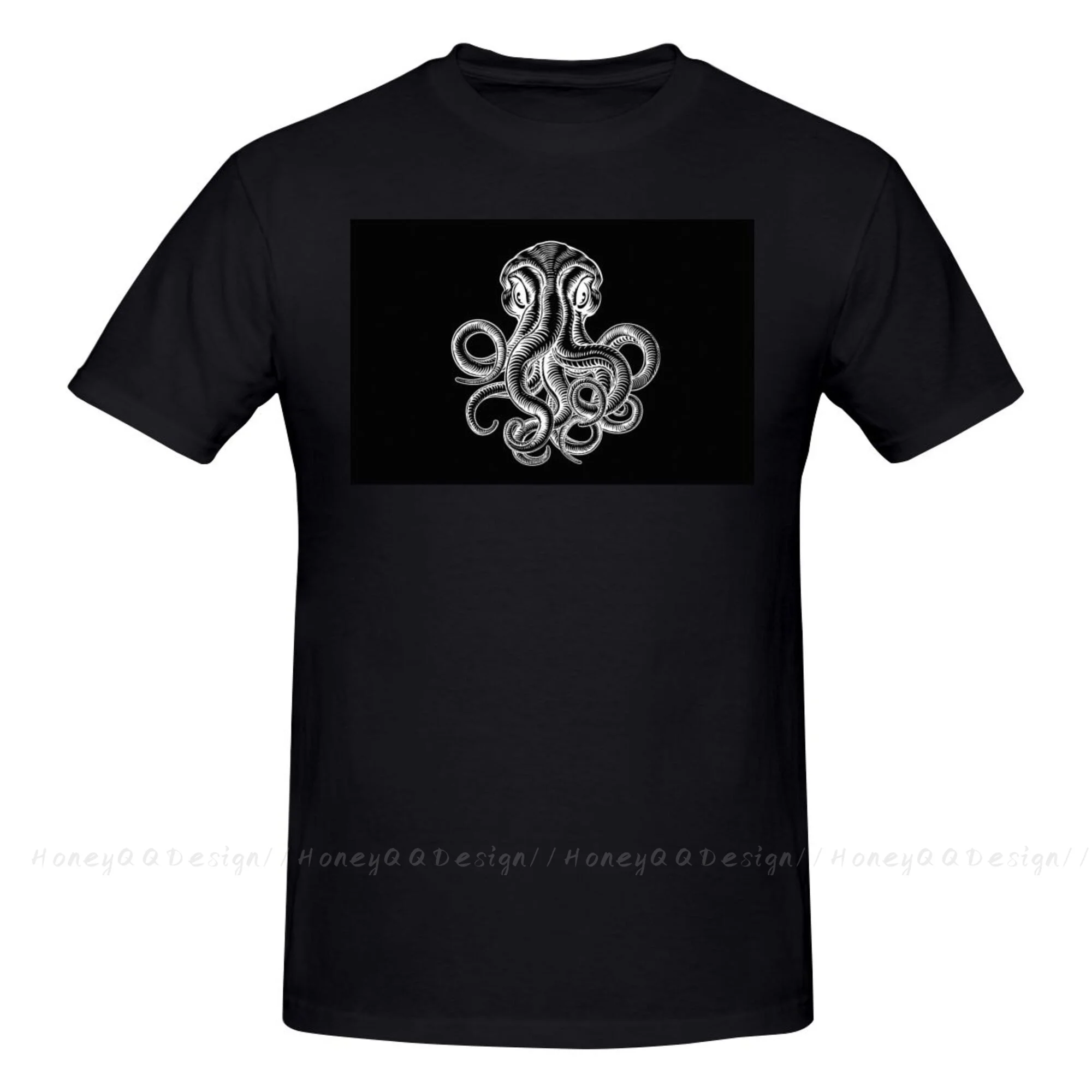 

HP Lovecraft Cosmic Entity Fashion Shirt Design The Call of Cthulhu Cotton Shirts Men T-Shirt Oversize For Adult Tees