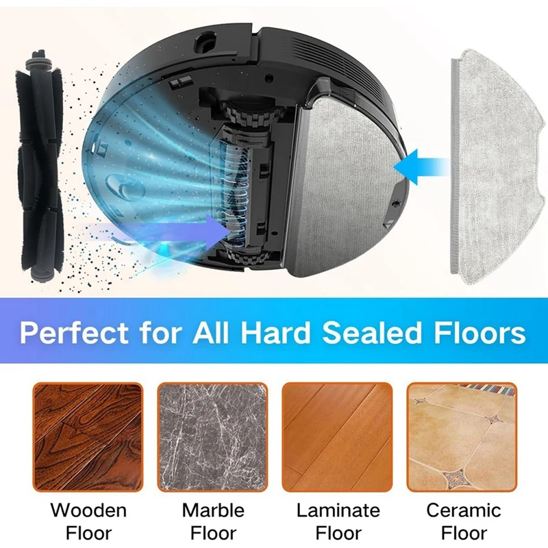 Аксессуары для AIRROBO T20 основная боковая щетка фильтр НЕРА Швабра ткань робота