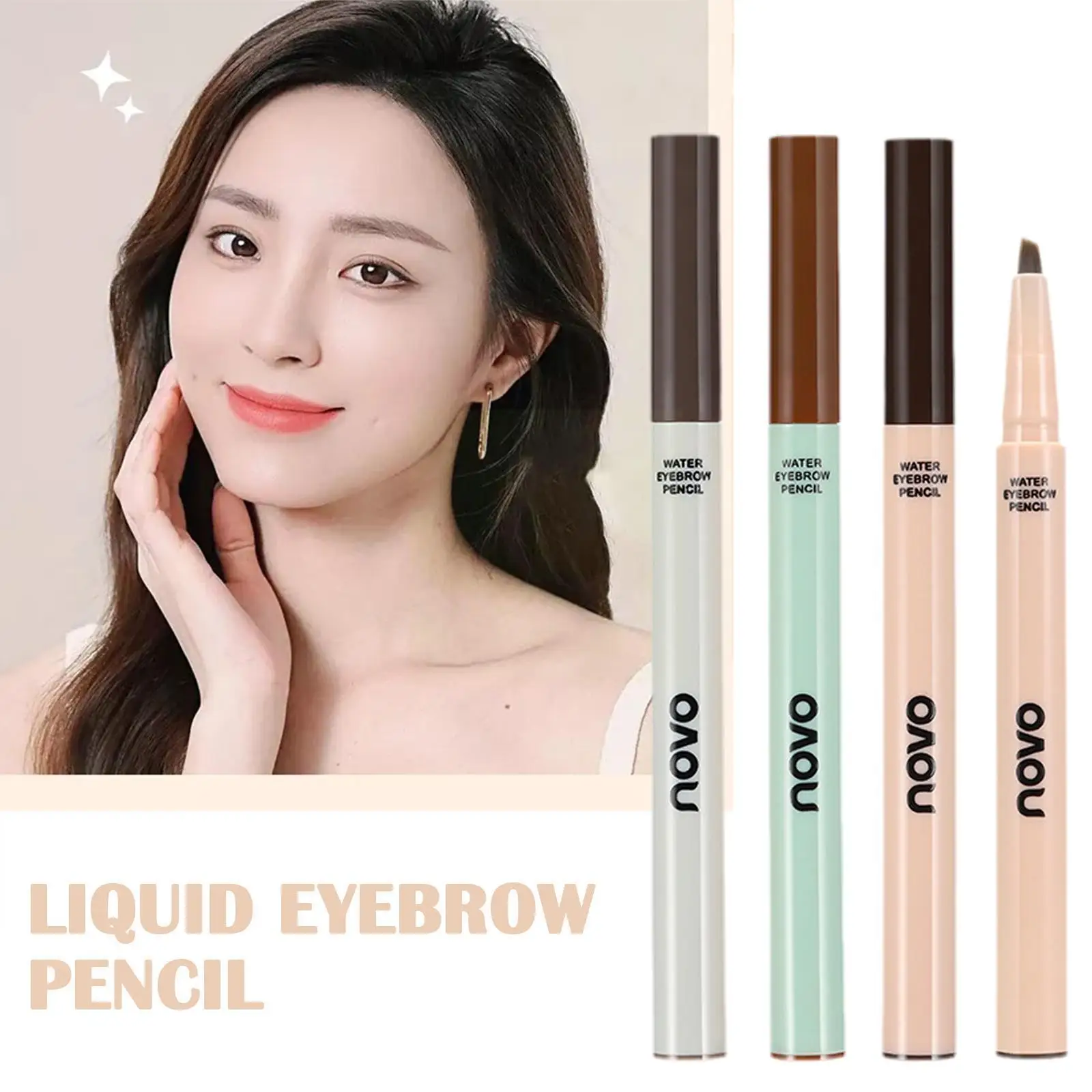 

Liquid Eyebrow Pencil Waterproof Sweatproof No Smudge Roots Cosmetics Lasting Pencil Long Makeup Women Distinct Natural Eye W9H2