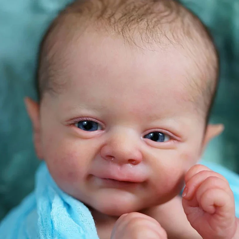 17-дюймовый 43 см неокрашенный комплект куклы реборн Flynn DIY детали