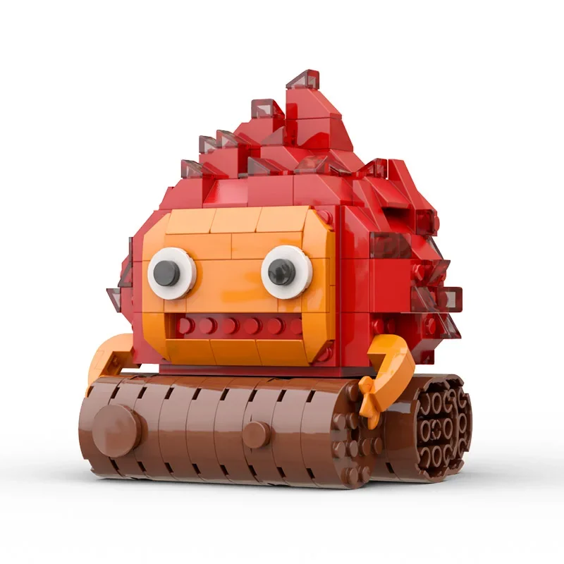 Идеи Bricklink, Япония, аниме, движущиеся замки, огонь, демон, Calcifer, креативный эксперт, архитектура, строительные блоки, игрушки, подарок для детей (art.: 3920cd4462ad5) - 3920cd4462ad5