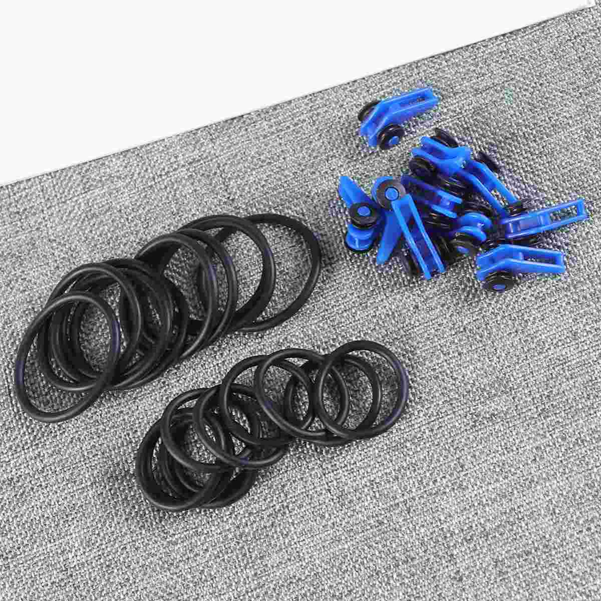 

Pack of 10 Fishing Pole Hook Keepers Safety Holder Secure Easy Premiun Hooks Protector Bait Holders Fishing Accessories