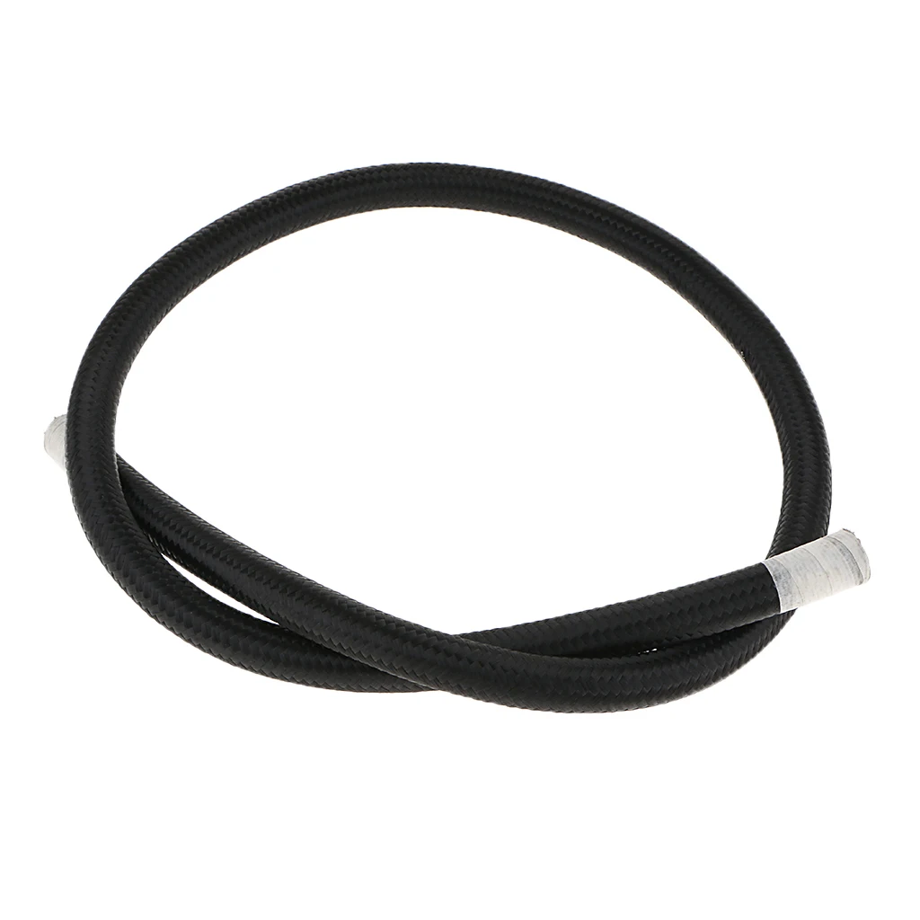 

1 метр AN8 черный плетеный бензиновый шланг, запасная часть и запасная часть для автомобиля мотоцикла