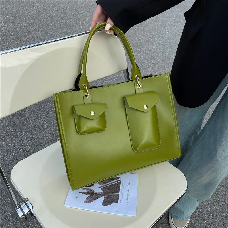 

Brand Fashion Shoulder Bag for Women New Casual Solid Women's Tote Handbags 2022 Summer Large Capacity Female Crossbody Bags