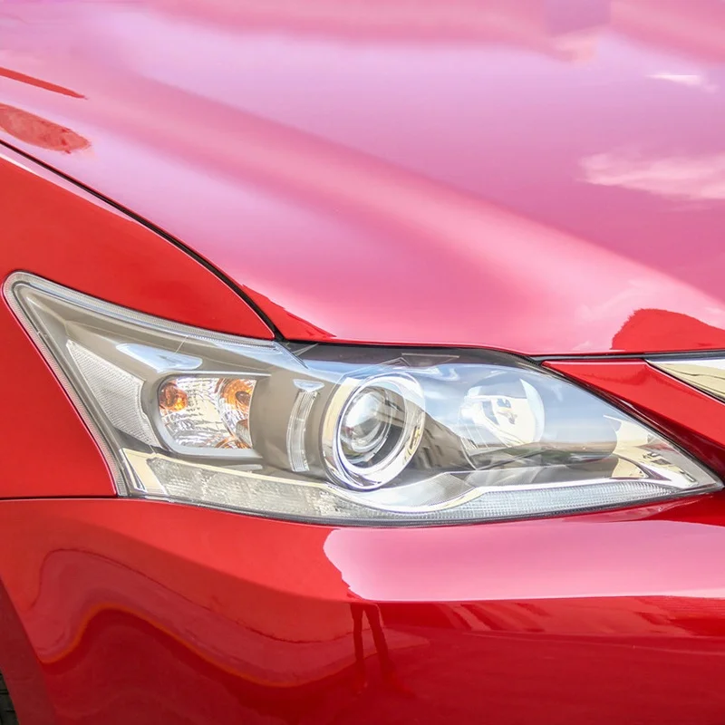 

2 Pcs Car Headlight Protective Film Vinyl Protection Transparent Black TPU Sticker For Lexus CT CT200h 2011-2020 Accessories