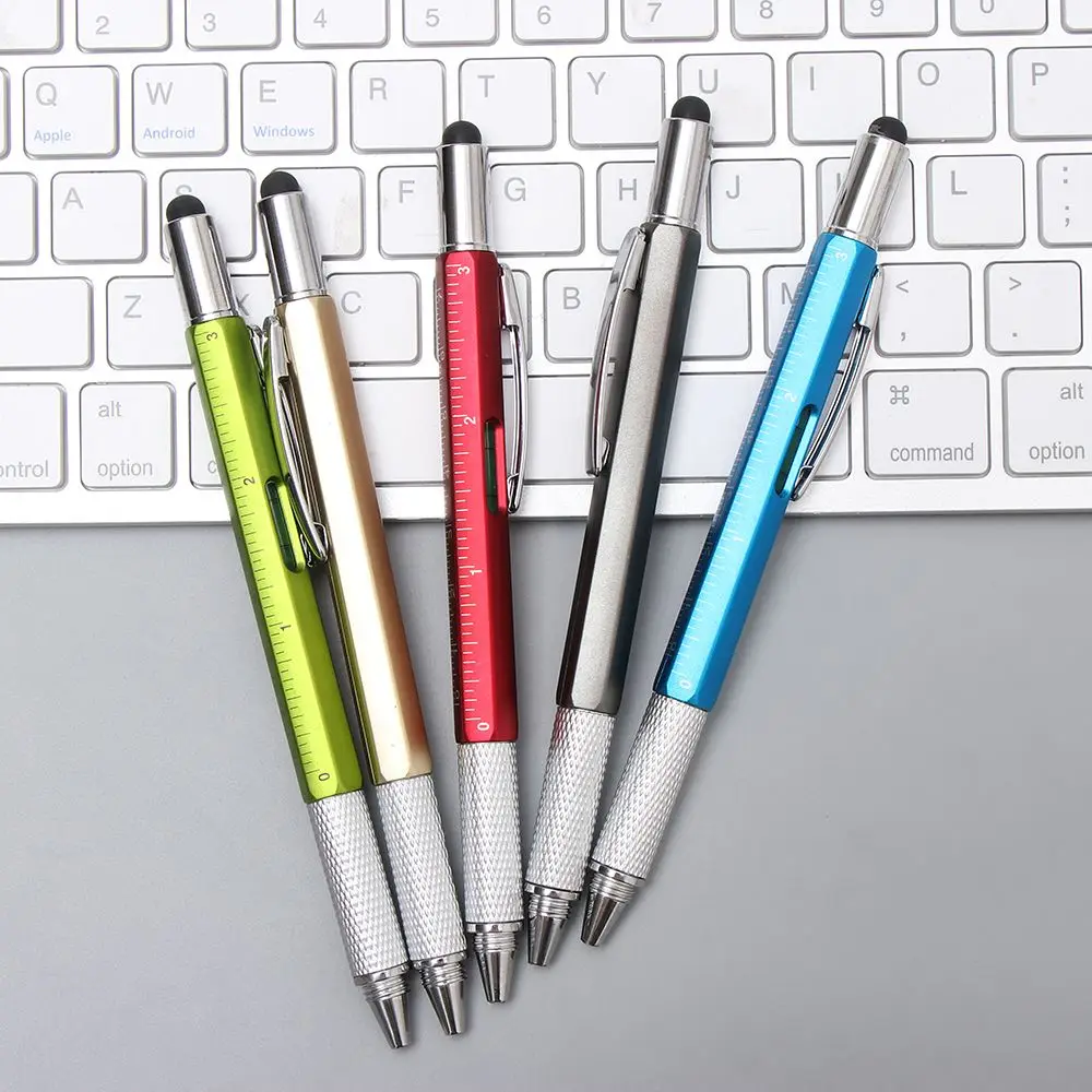 

Plastic Construction Tools Spirit Level Screen Touch Ruler Gadgets Multi-functional Pen Capacitive Pen Ballpoint Pen