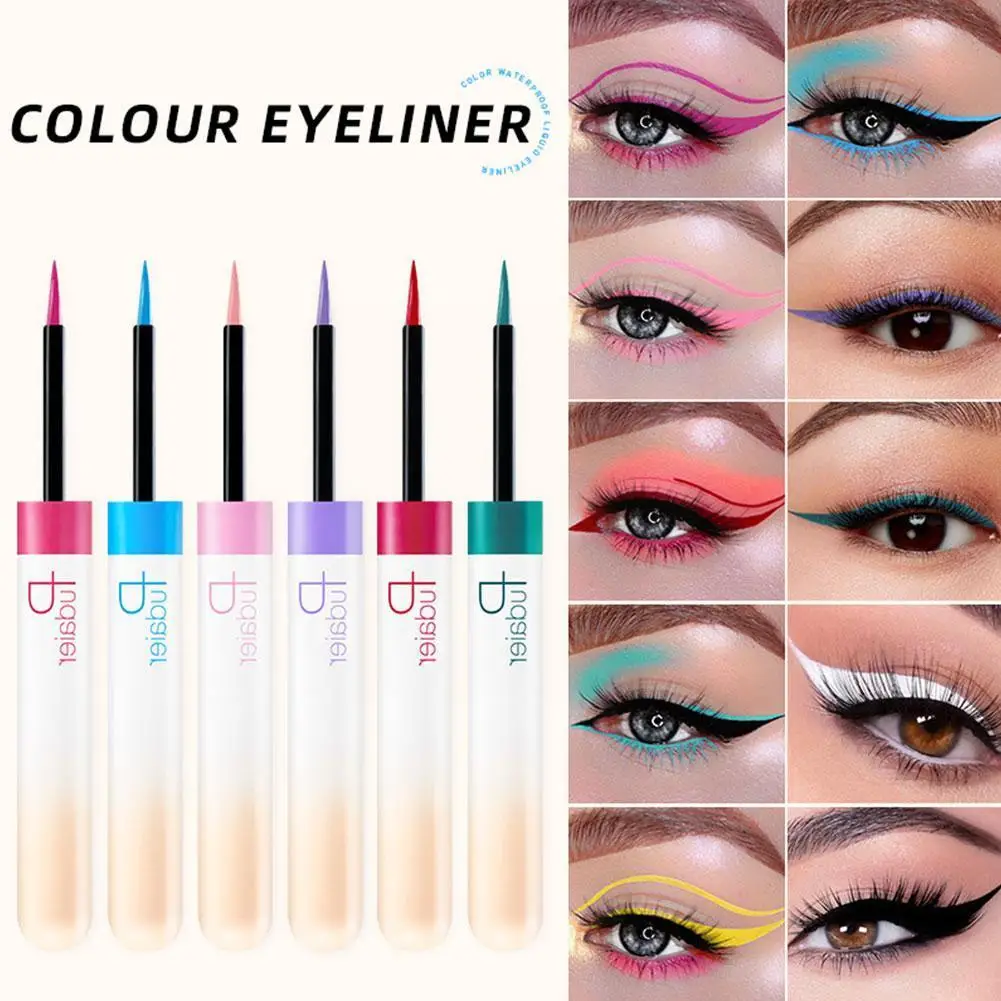 

Pudaier Colorful Eyeliner Pen Red Eyes Makeup White Make Purple Cosmetics Liner Waterproof Liquid Pencil Color Eye Matte Up A7c0