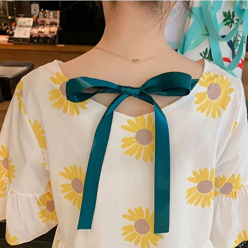 Новинка 2023 Одежда для беременных летнее стильное платье свободного покроя из