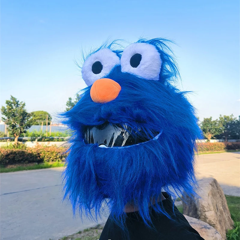 Защитный чехол для мотоциклетного шлема мультяшный Пушистый Плюшевый комплект