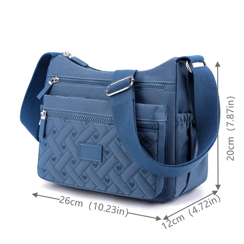 Luxury Shoulder Bag Large Capacity Crossbody Tote Bags For Women Female Ladies Outdoor Casual Travel Shopping Oxford Handbags
